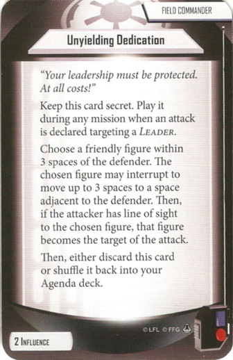 Field Commander card: /images/agendaDecks/Heart of the Empire/Unyielding Dedication.jpg